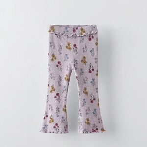 Zara Floral Flare Leggings